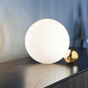 Modern Minimalist Light Luxury Marble Table Lamp Creative Designer for Bedroom & Reading Room