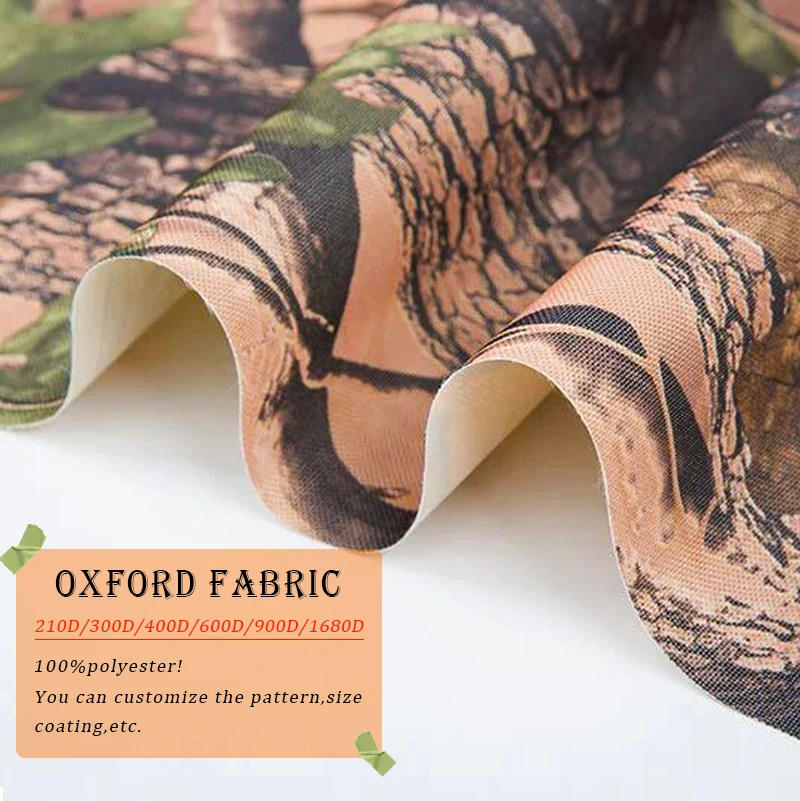 Wholesale Waterproof Camo Fabric 100 Polyester 300d 900d 600d