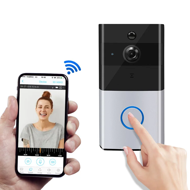 2020 New Model Deurbel Met Camera Wireless Waterproof Door Bell