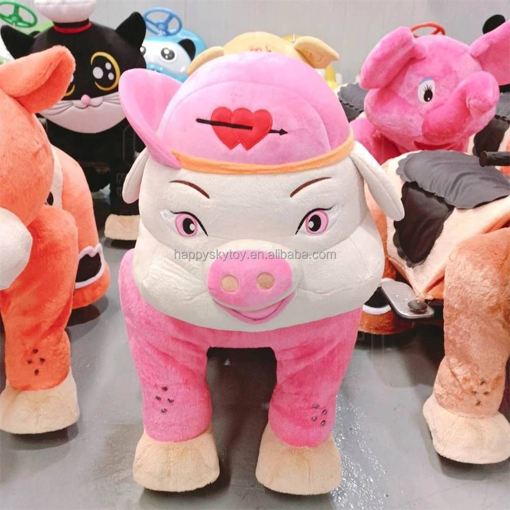 Pig Riding Horse Electric Ride on Toy for Kids Adults