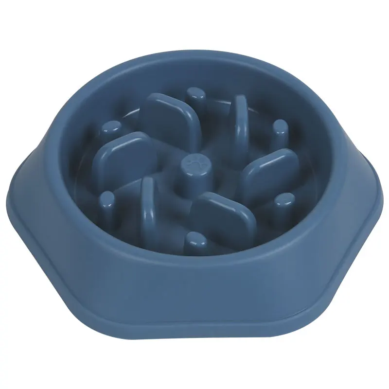 Бытовая круглая полипропиленовая Роскошная миска для домашних питомцев, миска для корма собак, портативная миска для собак под заказ, медленные кормушки