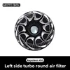 [Nap450] L Black Silver Turbo Filter Silver Ctr