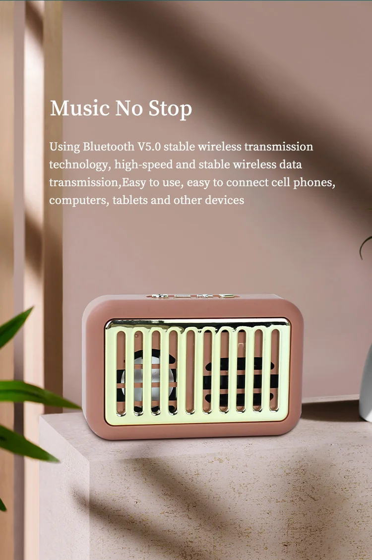 New Design Buletooth speaker wireless with USB plastic mini speaker Wholesales SOOMES factory cheap price high sound system