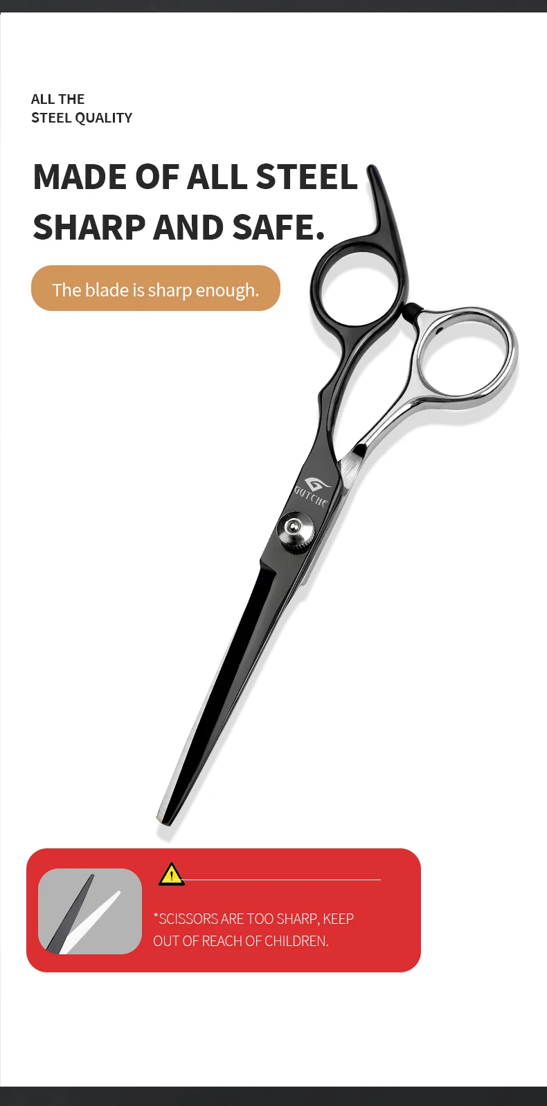 Professional Hairdressing Scissors Stainless Steel Scissors Salon Tools
