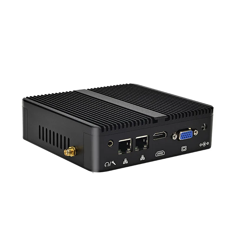 Latest Industrial Mini PC Windows 2 LAN Port Intel J6426/J6412 CPU Wins OS Dual LAN Dual Com Ports Fanless Industrial Mini PC