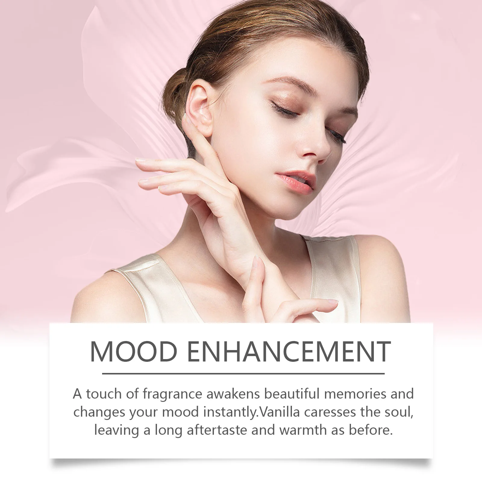 Roxelis Angel Party Women's Neck and Wrist With Fragrance Litchi Rose Natural Fresh Niche Atmosphere Perfume