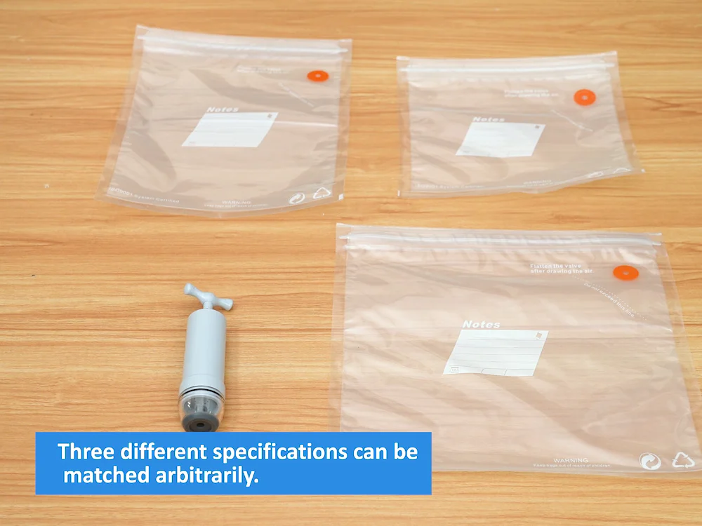 Taili 10pack Storage Organizer Ecofriendly Plastic Embossed Zip Lock