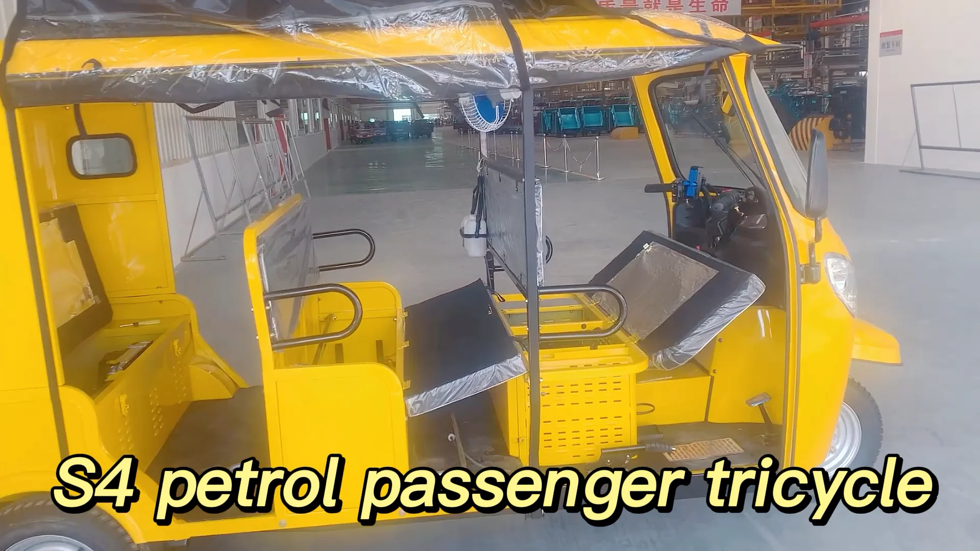 Three Wheel Auto Rickshaw Electric Tricycle For Moto Taxi Transport