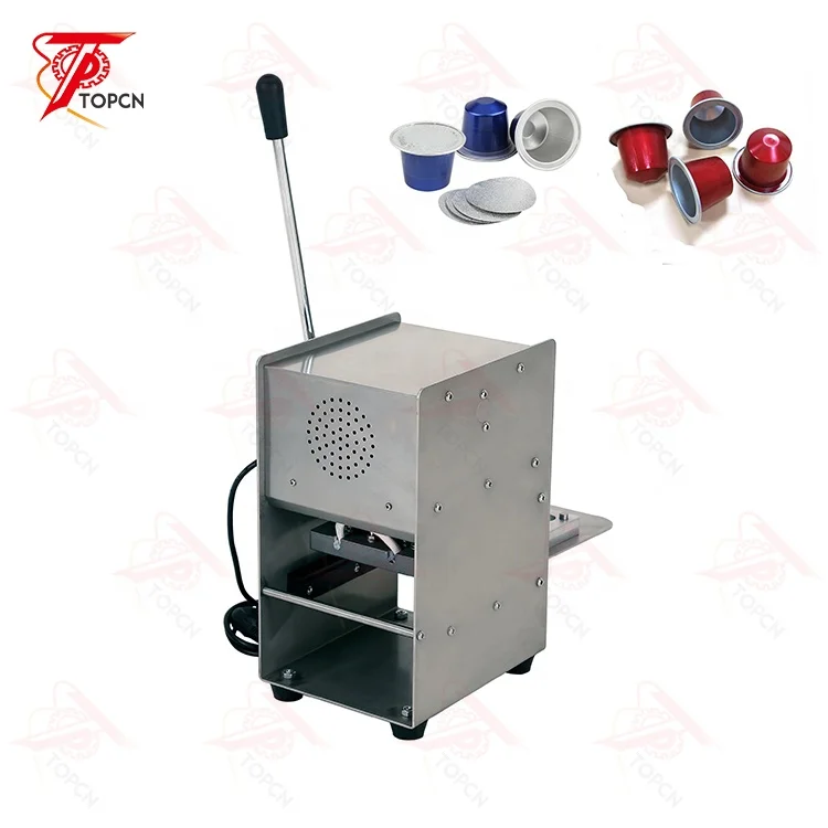 Powder Packing Machine K Cup Coffee Capsules Sealer Small Manual Semi Automatic Coffee Capsule Heat Sealing Machine