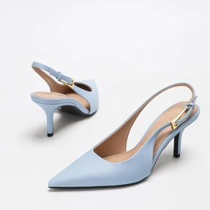 1235-9 New Fashionable Summer Women's High Heels, Sexy Thin Heels, Point Toe PU High Heels, Women's Shoes