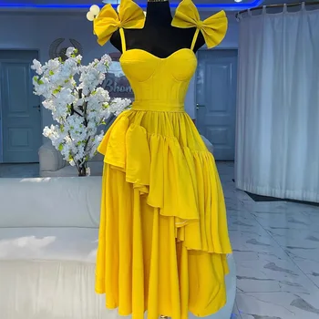 Elegant Women's Plus-Size Irregular Chiffon Dress Front for Spring Autumn Winter Summer Featuring Natural Ethnic African Style