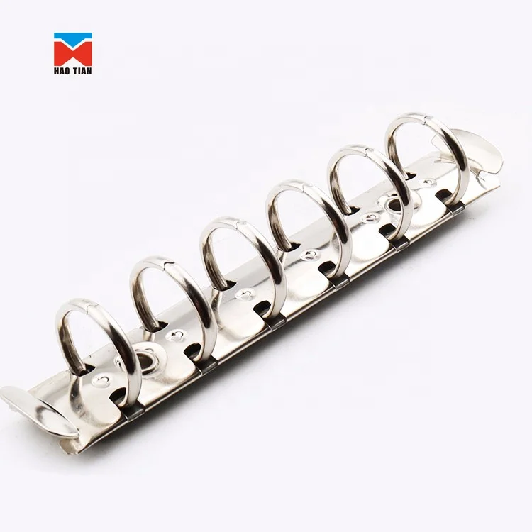 Многофункциональный мини-зажим для бумаг 6 rin/металлический 6-кольцевой