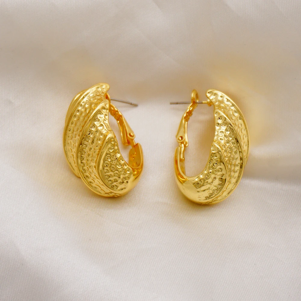 Wholesale Rack Plating Brass Basket Hoop Earrings for Women - Pandahall.com