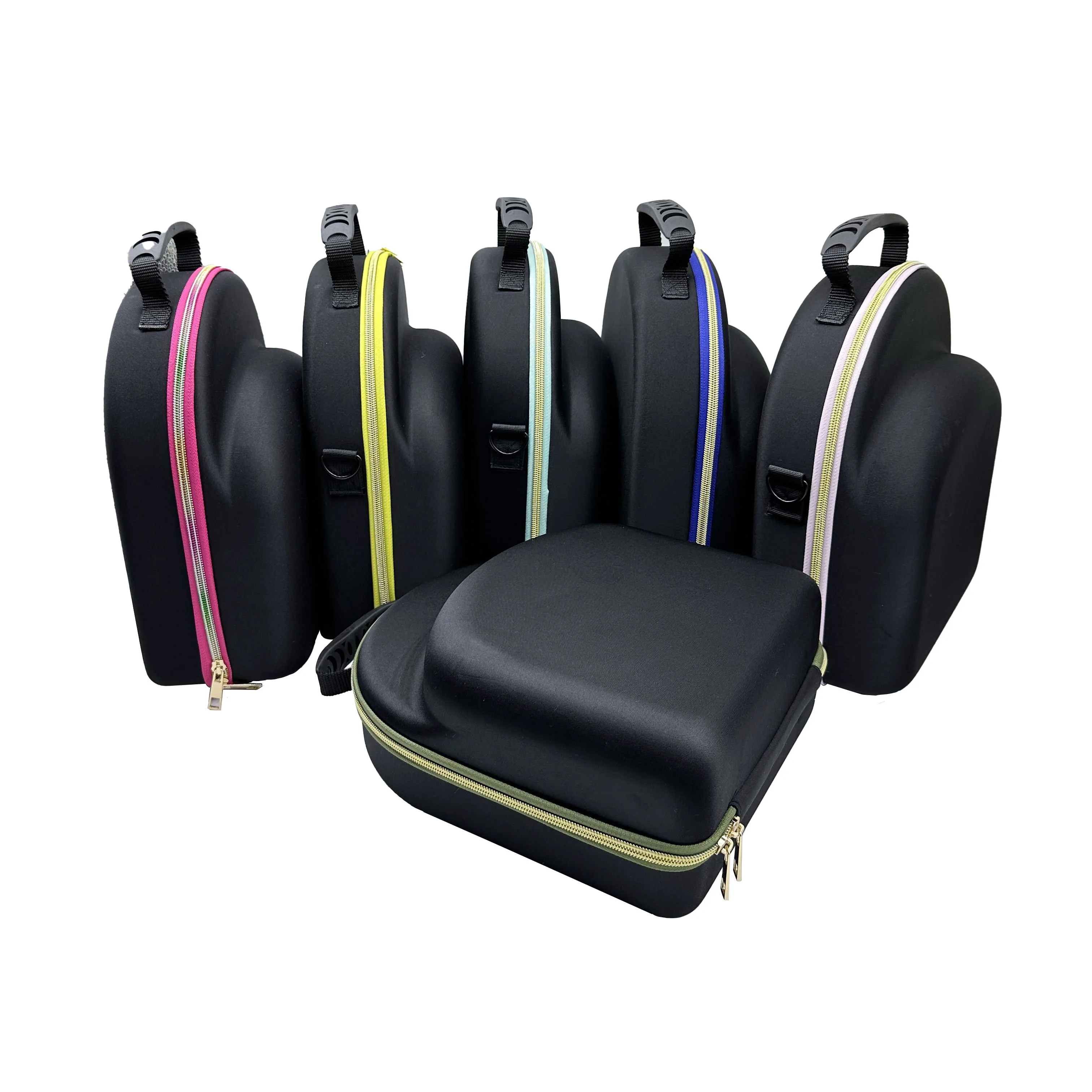 Custom Logo and Color Travel Carrying Eva Hat  Case  Eva Protective Hard Baseball Case With Zipper for Carrying Hats