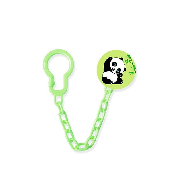 Source manufacturers wholesale price of the most popular cartoon pacifier chain clip