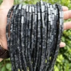 Natural Black Flash Stone Rectangle