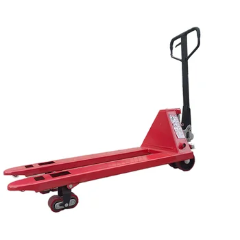 3 Ton Manual Hand Pallet Truck PU Nylon Wheel New Condition Manual Forklift for Retail Restaurants Machinery Repair Shops