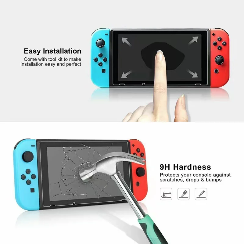 Tempered Glass Manufacturer with Retail Package Screen Silm for Nintendo Switch Lite for Nintendo Switch Oled Screen Protector