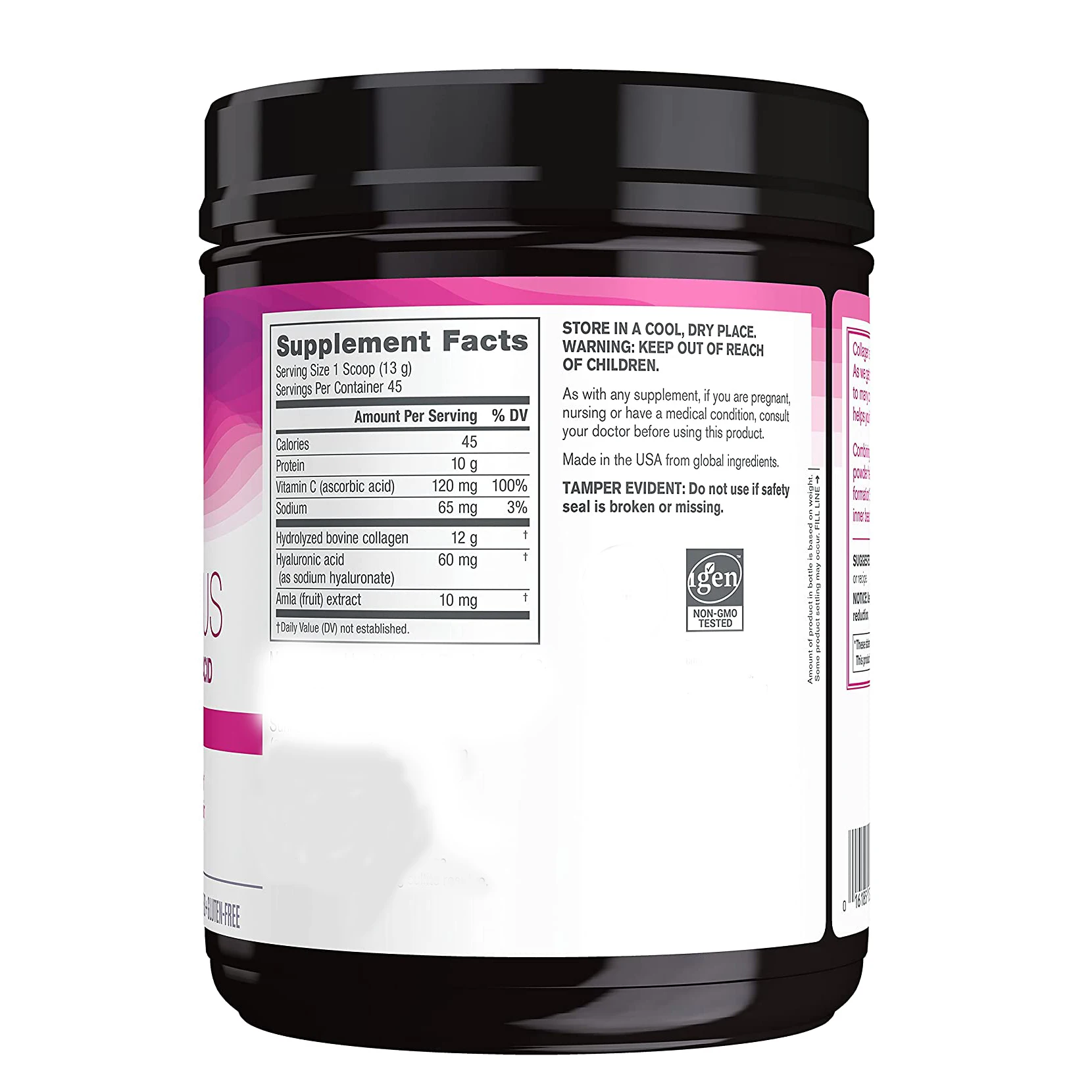 Super Collagen Powder Contains Vitamin C Hyaluronic Acid Promote