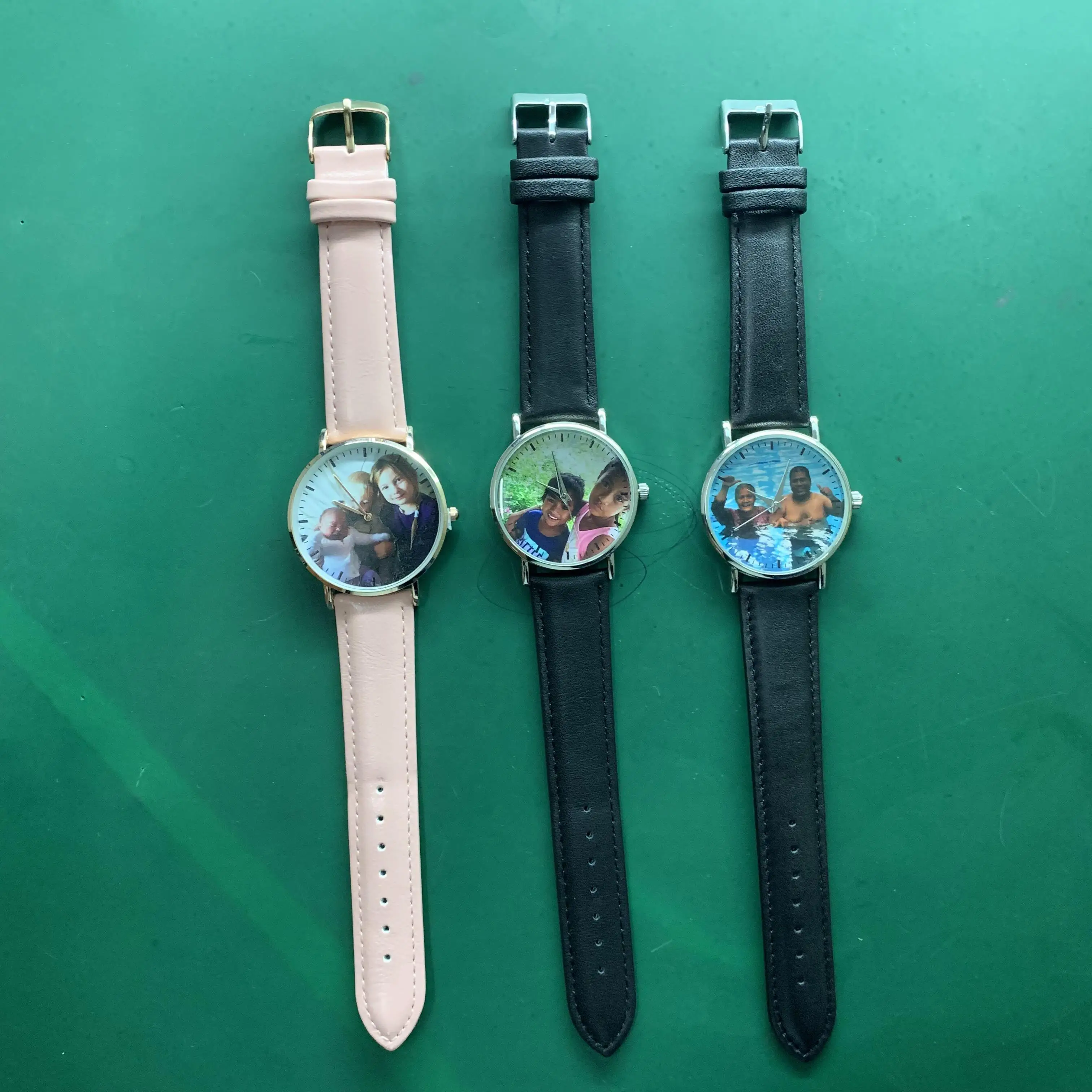 Custom Watch Made Empty Face Blank Sublimation Watch Print Your Images Dial Watch LOQ MOQ
