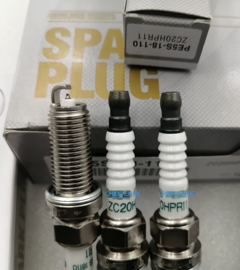 CHKK-CHKK PE5S-18-110 ZC20HPR11 Spark Plugs for Mazda CX-3 CX-5