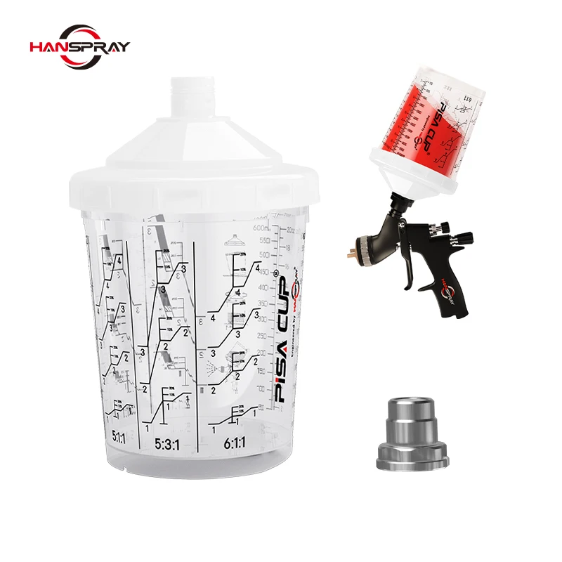Disposable Inner Paint Cup with Outer Cup 600CC