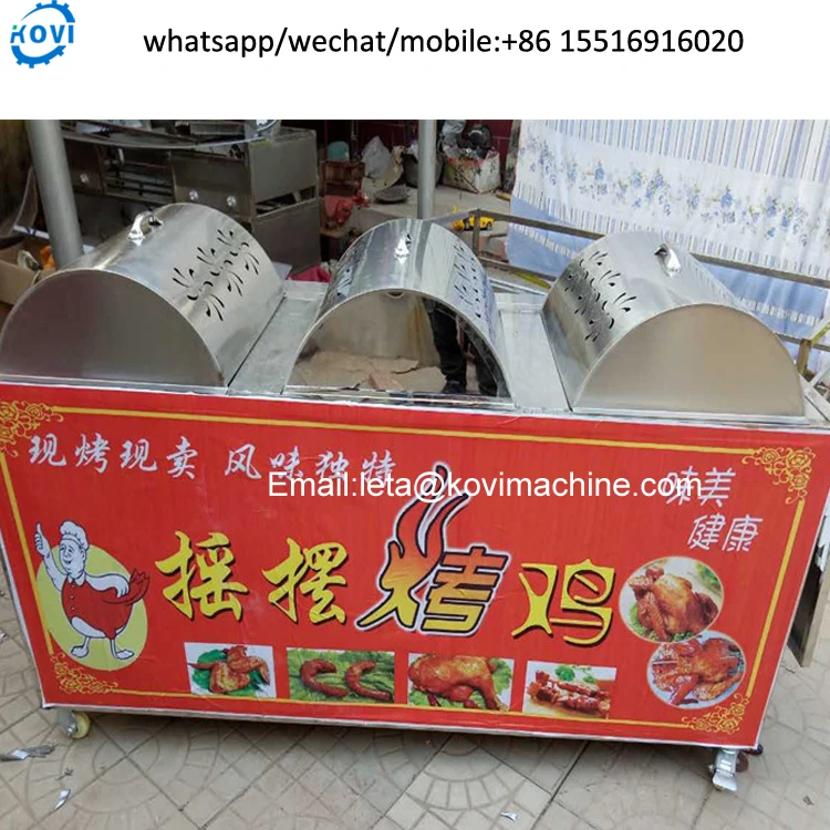 Gas Chicken Roasting Machine Charcoal Bbq Grills Chicken wings Grill Machine