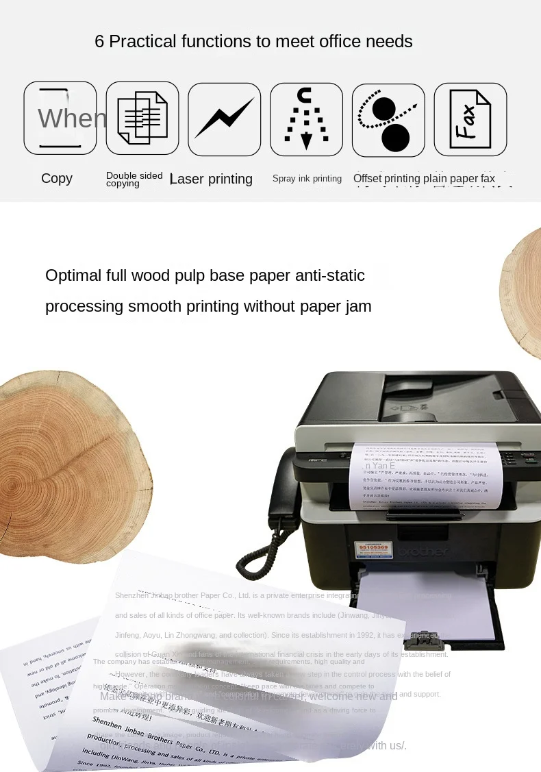 A4 size black and blue color carbon paper