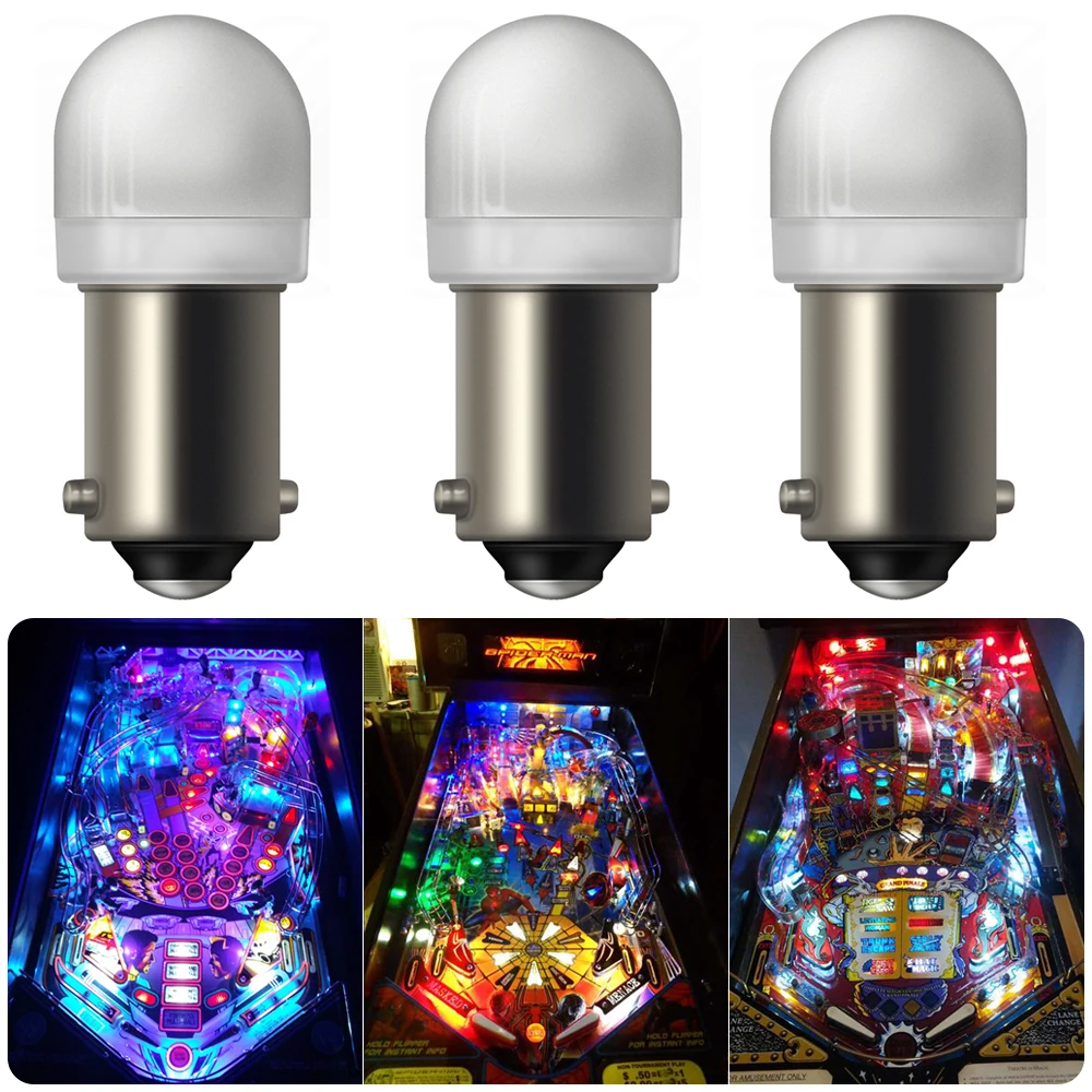 Non Polar Pinball Led Bulbs Pinball Machine Light Bulb Lamp Ac Dc 6v 6