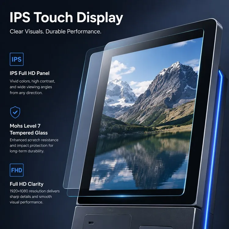 IPS touchscreen kiosk
