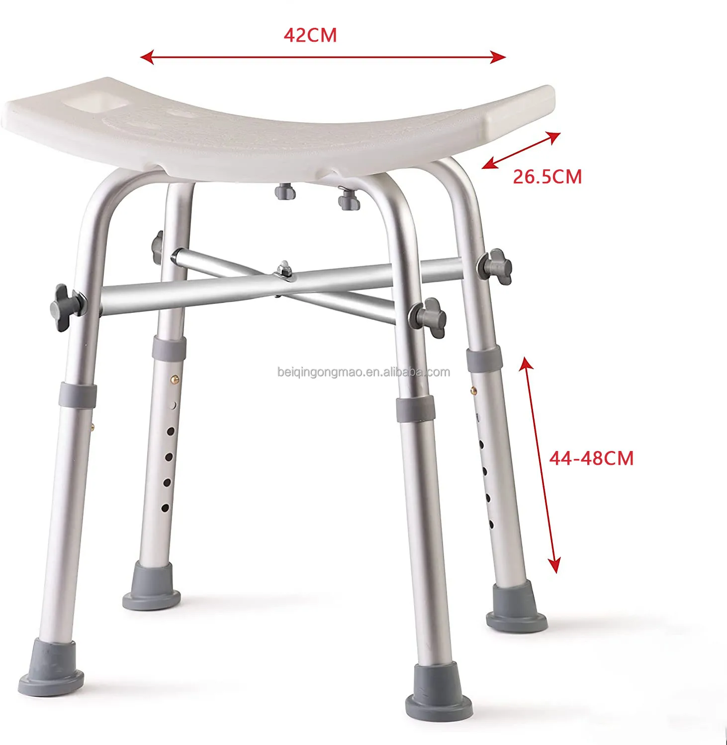 Shower Stool 350lbs Bath Seat Chair Toolfree Assembly Height