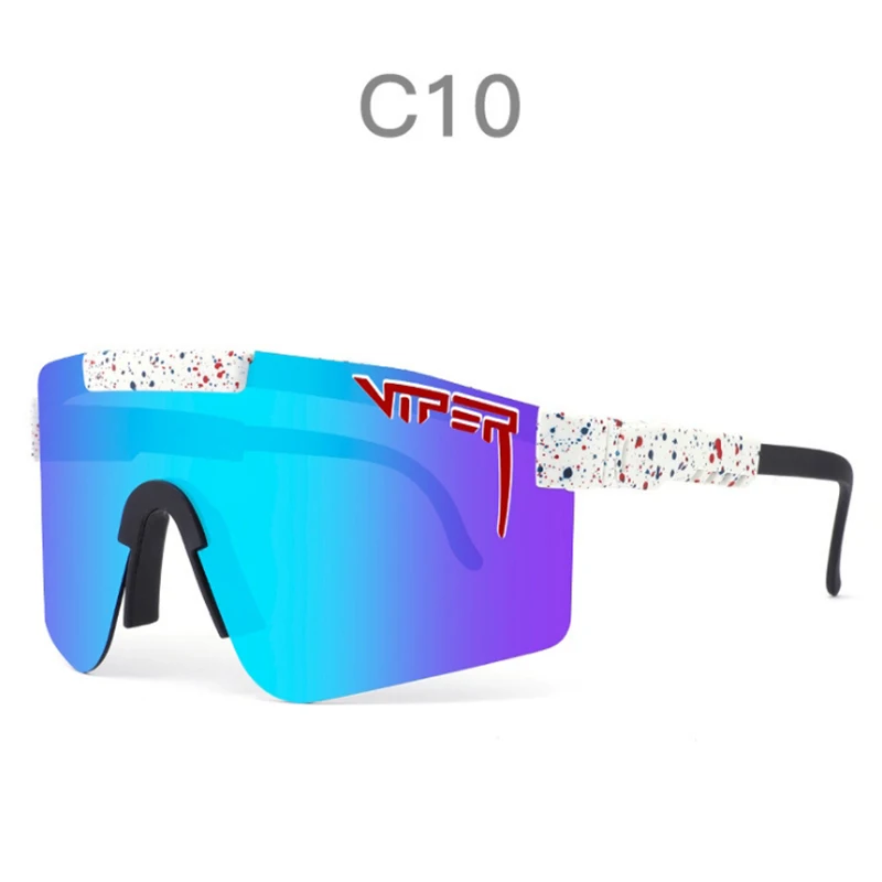 Pit Viper Google TR90 Polarized Sunglasses Outdoor Windproof Glasses 100% UV400  Mirror Lens for Men and Women