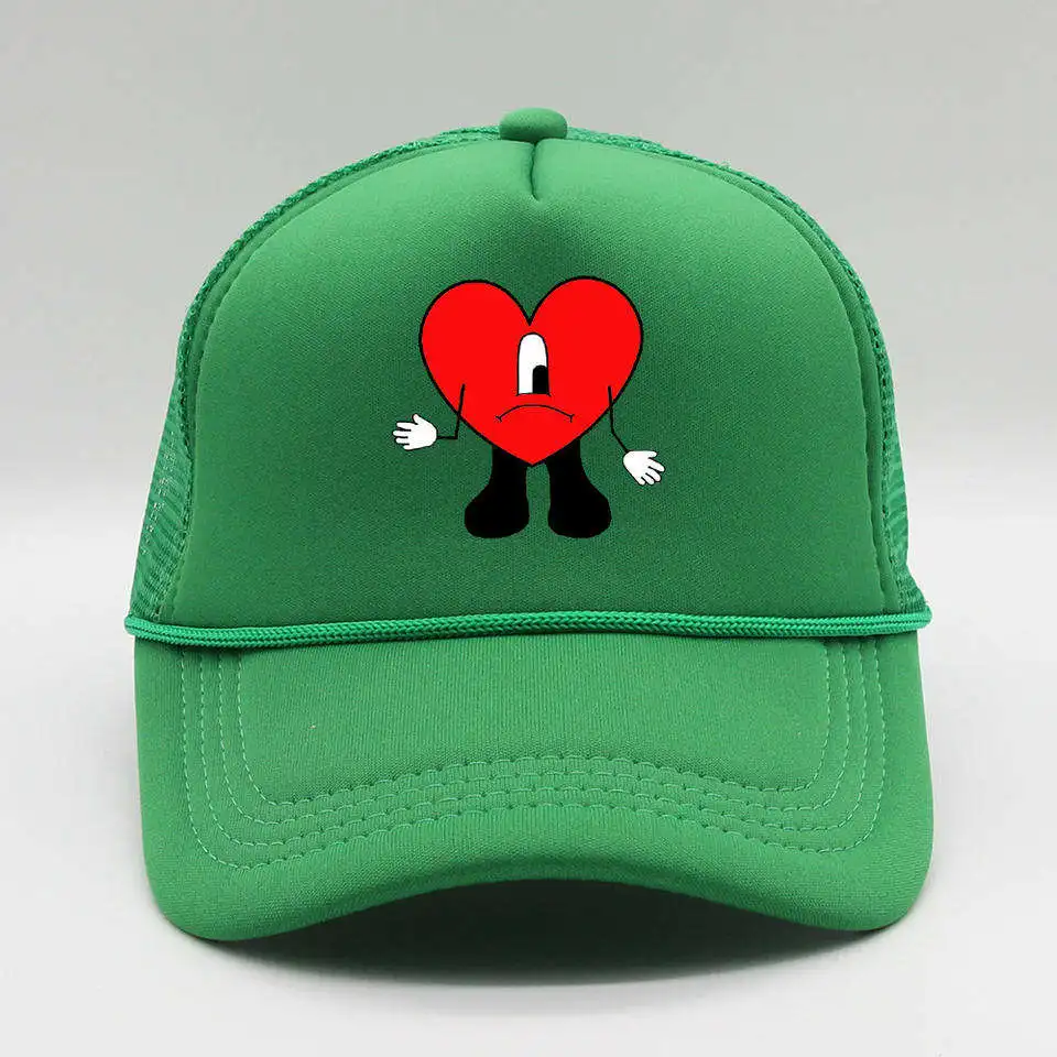 Wholesale New Arrival Custom Bad Bunny Heart Dad Baseball Dad