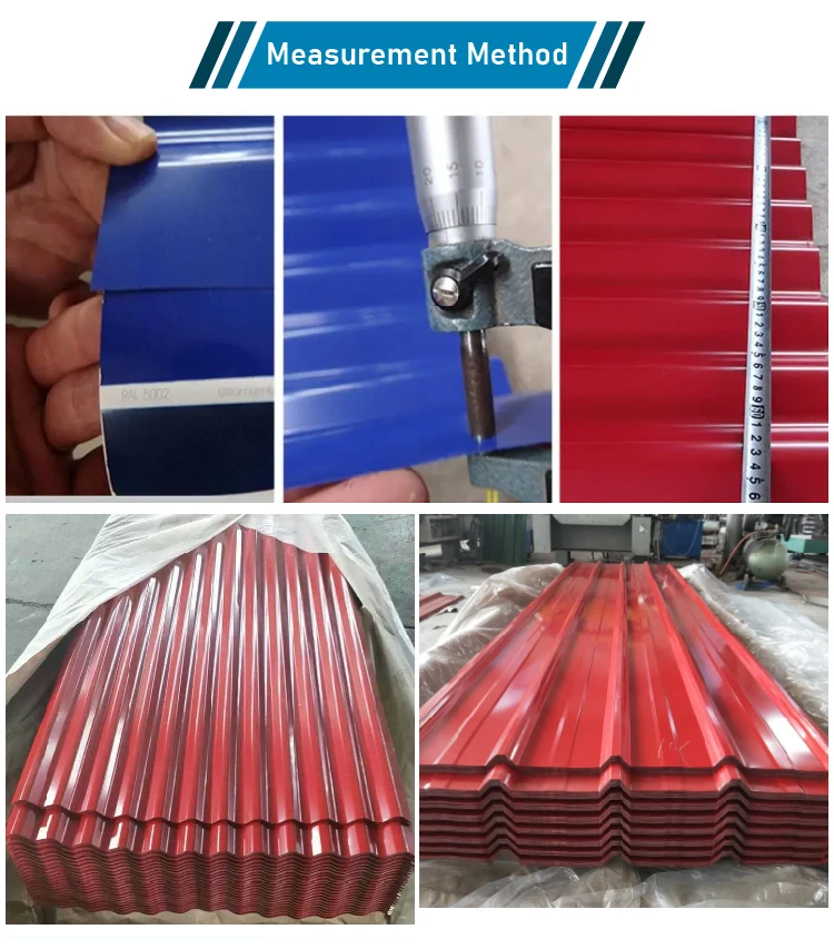 Manufacturers Spot roof Insulation Wave Pressure corrugated Plate color steel Tile Metal sheet Coloured Galvanized Iron sheets