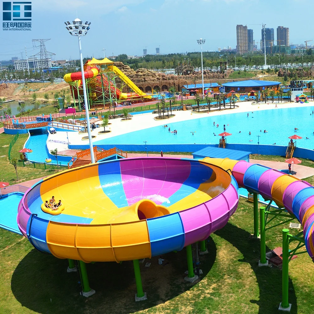 High Quality Adult Pool Water Slide Fiberglass Giant Super Bowl Design for Water Park