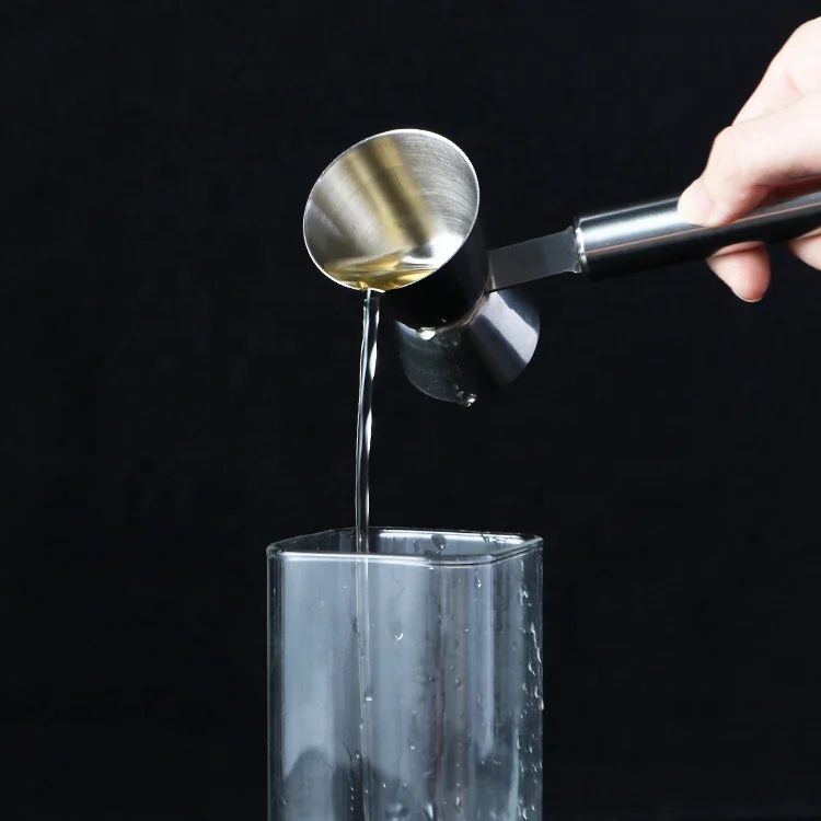 20 мл/40 мл нержавеющая сталь двойной Jigger винный с ручкой мерная