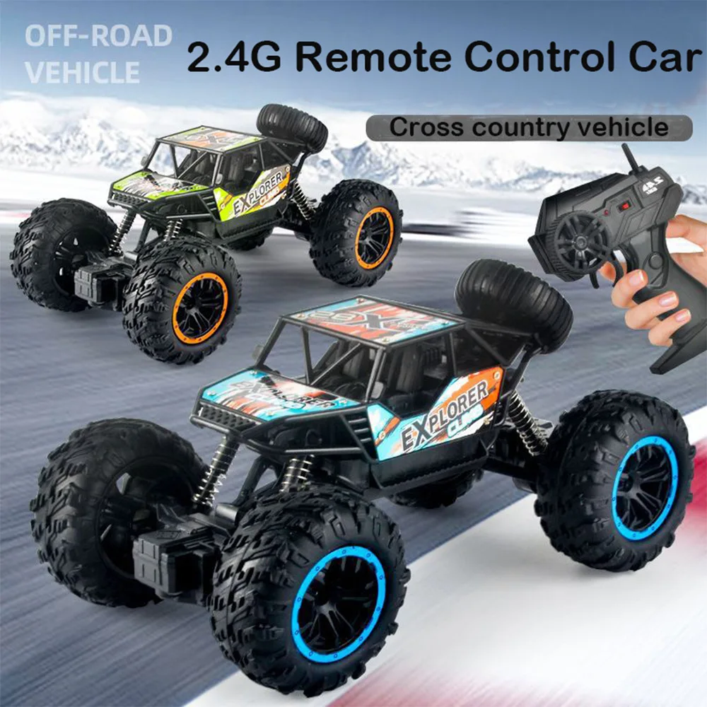 2.4G Carro De Brinquedo De Controle Remoto, RC 4WD ATV 1:18 Carro