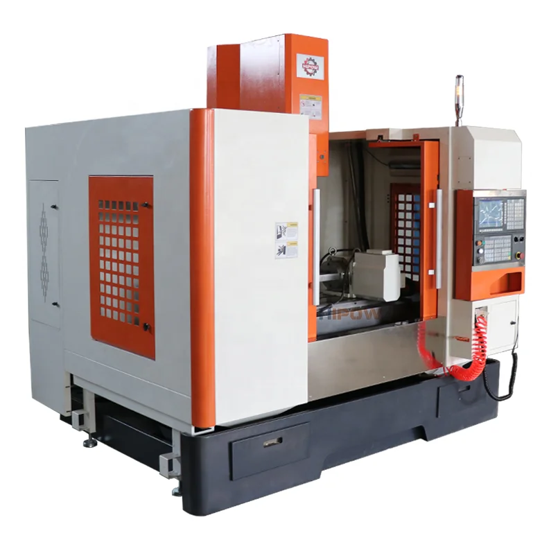 VMC750 Single Spindle Vertical Machining Center New Condition CNC Machine Construction Fanuc Gsk Mitsubishi Including Motor PLC