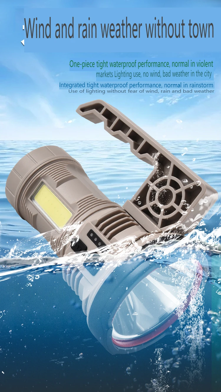 Handheld Solar-powered Flashlight