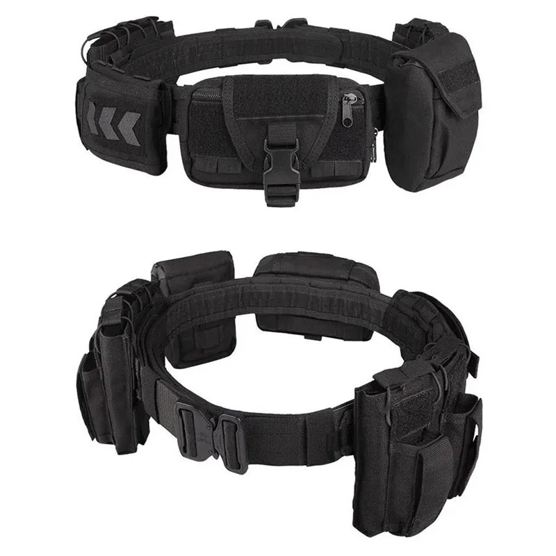 Durable Wholesale Hunting Equipment System Tactical Men Belt Waist Support Security Duty Wear-resistant Tactical Utility Belt