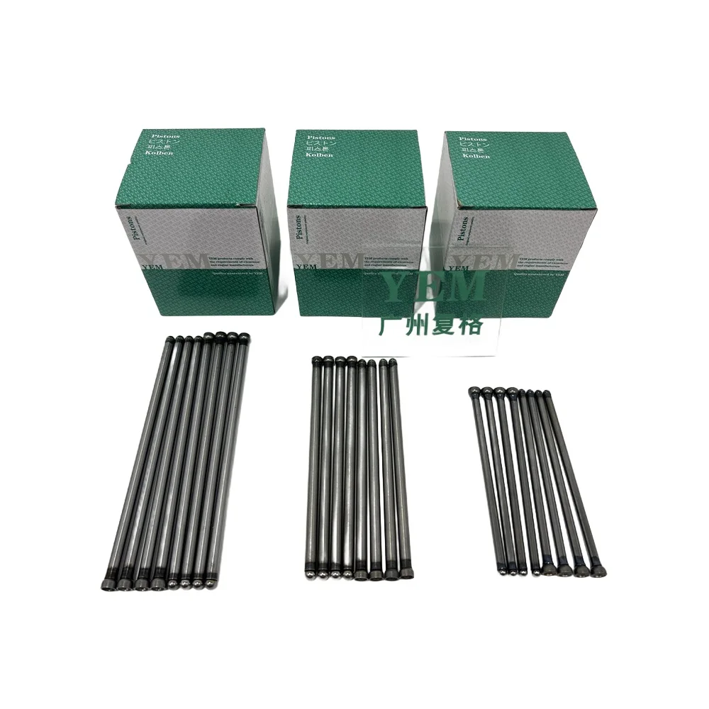 For Doosan P180 P222LE PC22IE Valve Push Rod Machinery Engine Spare Parts