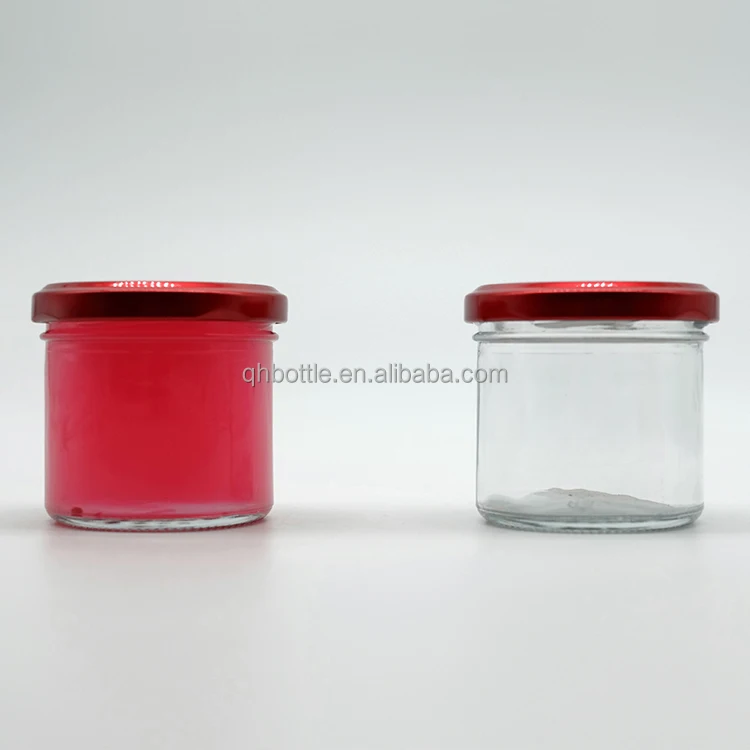 China Frascos de vidrio personalizados de 120 ml con tapa