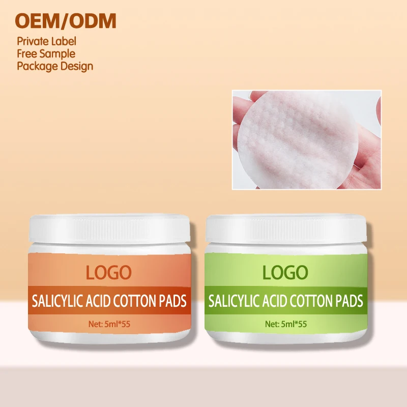 2022 Wholesale Private Label Custom Logo Whitening Soothing Repairing 2%  Salicylic Acid Cotton Pads Wet For Acne Treatment - Buy Private  Label,Soothing,Wet For Acne Treatment Product on 