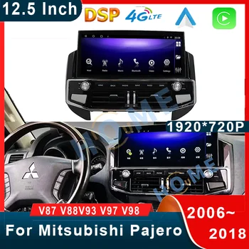三菱パジェロ V87 V88 V93 V97 V98用 12.5インチ Android 13 カー