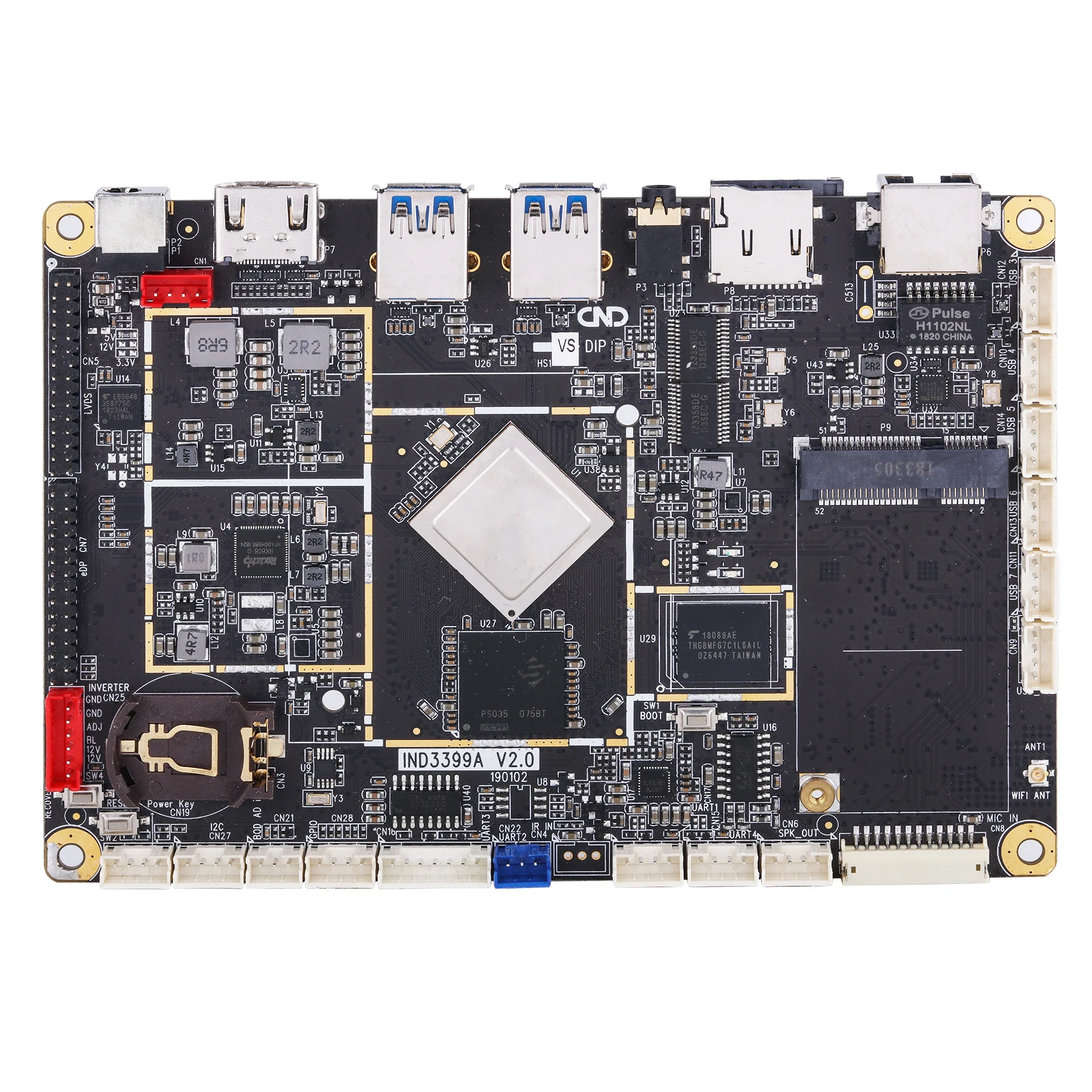 Linux system development board RK3399 Android thin small motherboard ...
