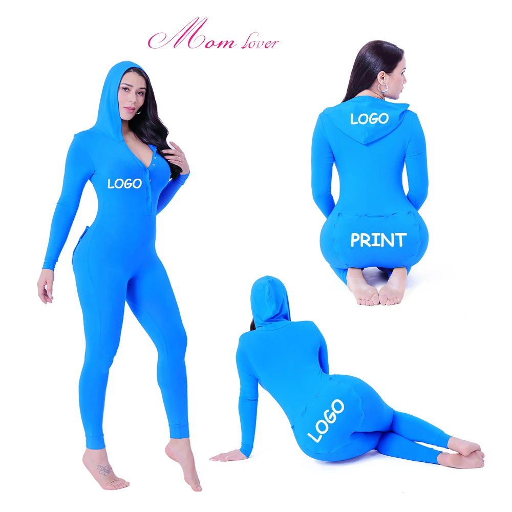 2024 Mom Lover Custom logo Printing Women Clothes Custom Hoodie onesies Sexy Jumpsuits onesies for Women  Sleepwear