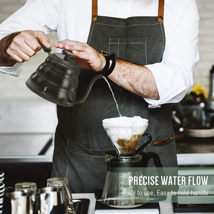 Stainless Steel Gooseneck Coffee Kettle With Thermometer - Oem