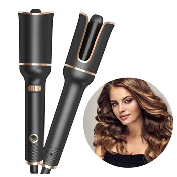 2021 professional classic rose hair curler auto design rotating hair curling iron automatic hair curler