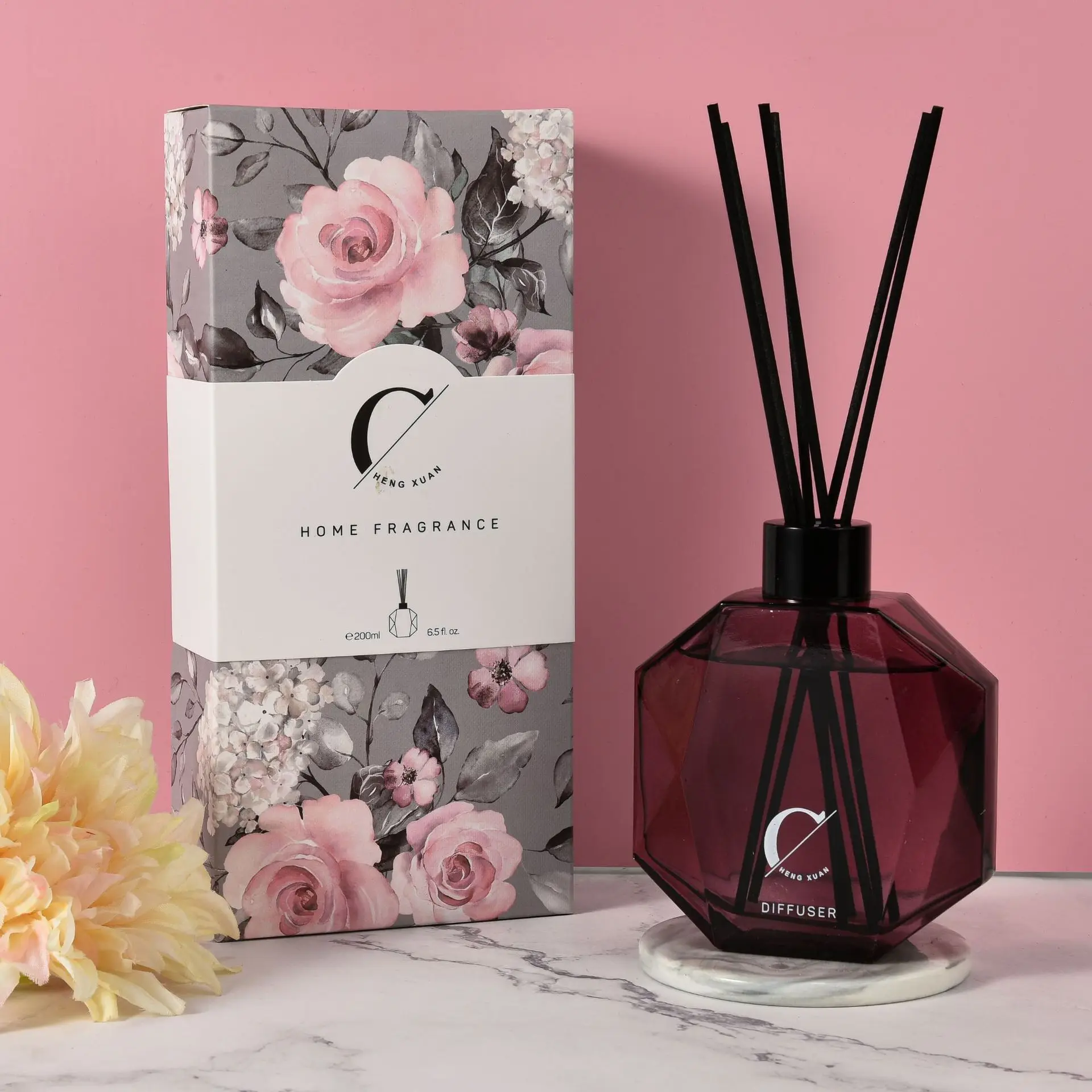 Luxury Gift Set Glass Bottles Essential Oil Fragrance Air Freshener