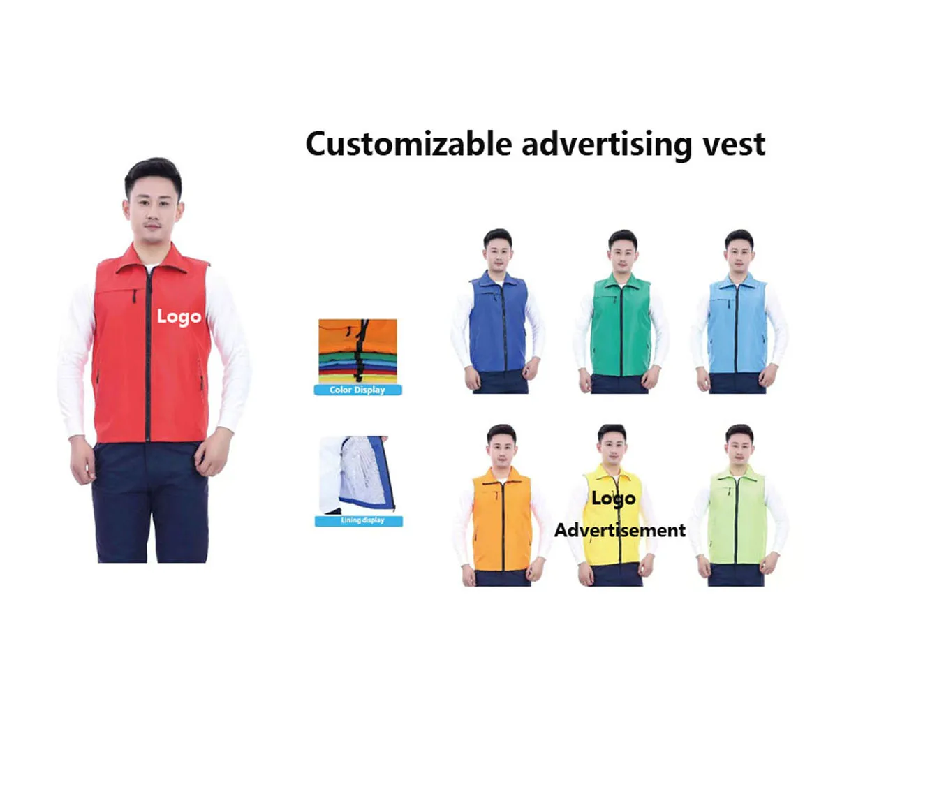 Factory Custom Security Jacket Construction High Visibility Work Reflector Clothing Signaling Safety